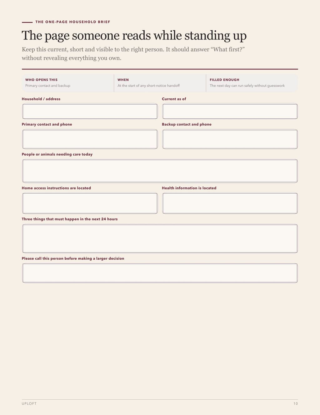 If Something Happens to Me — A Complete Family Information and Final Wishes Organizer
