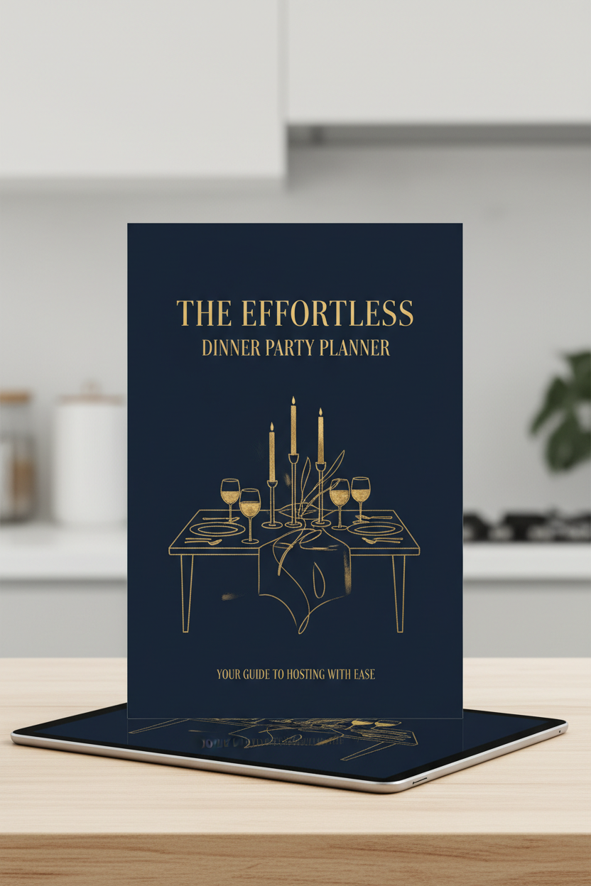 The Effortless Dinner Party Planner guide cover
