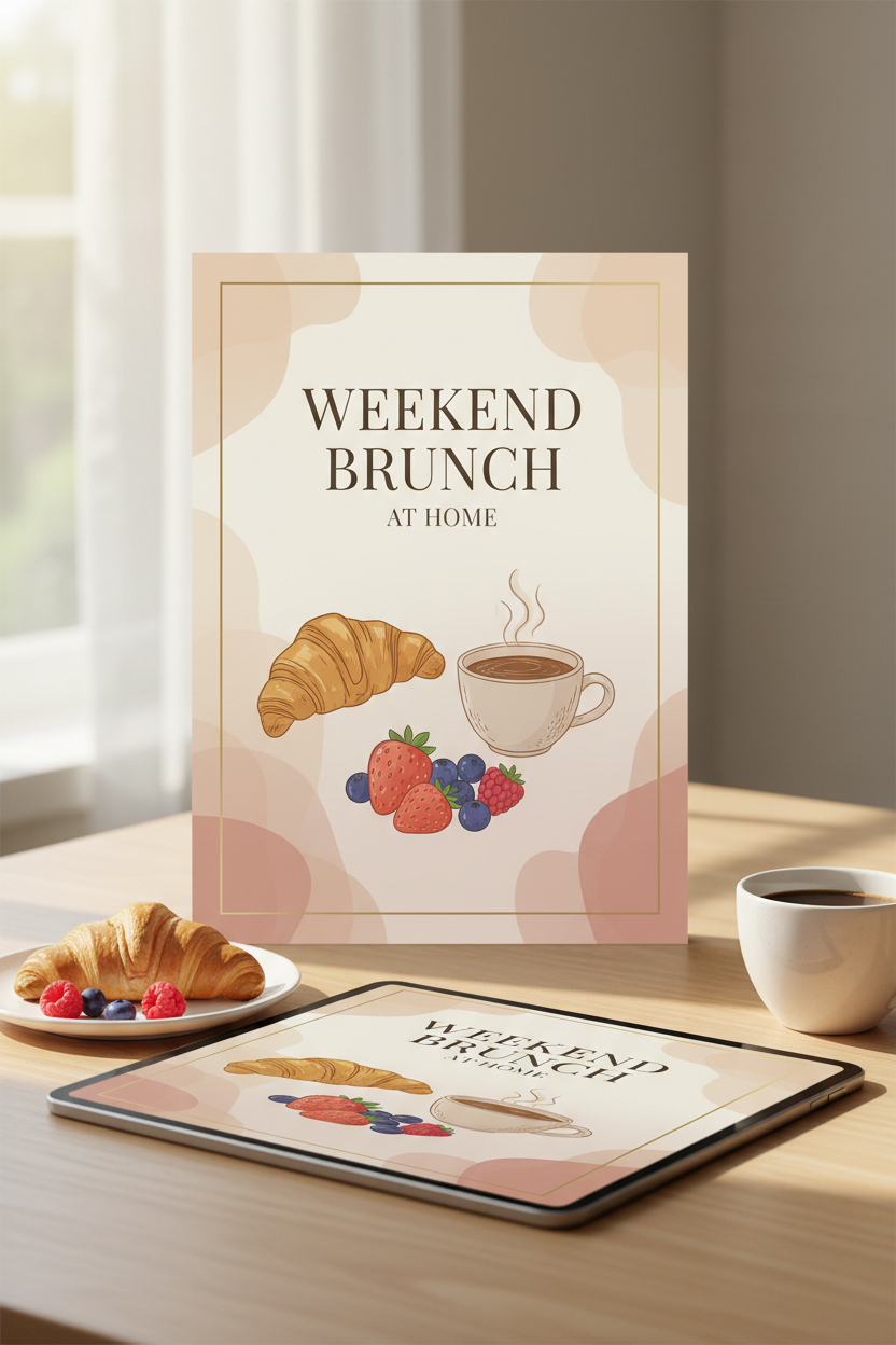 Weekend Brunch at Home guide cover